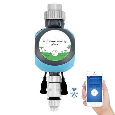 5G WIFI بلوتوث کنترل کننده دوگانه باغ آبیاری بارندگی حسگر آب تایمر