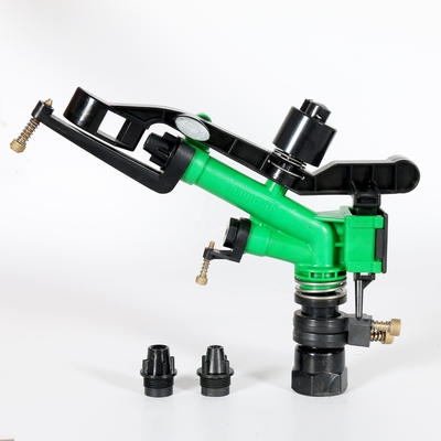 2.4-9.7m3/h اتصال سیستم آبیاری از پلاستیک Raingun Sprinkler اندازه 1&quot;