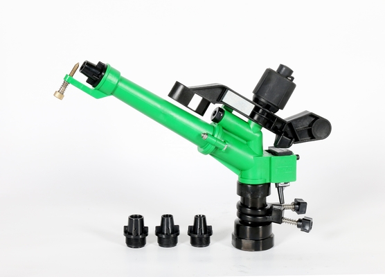 2.4-9.7m3/h اتصال سیستم آبیاری از پلاستیک Raingun Sprinkler اندازه 1&quot;